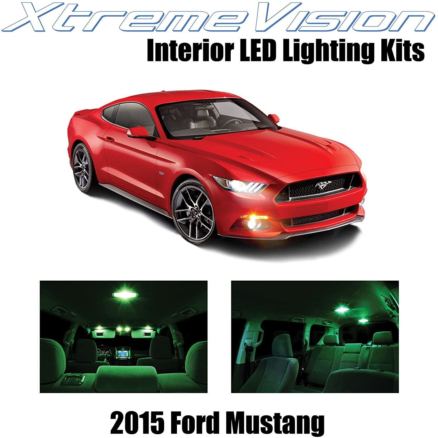 XtremeVision Interior LED for Ford Mustang 2015+ (8 pcs) - Picture 13 of 31