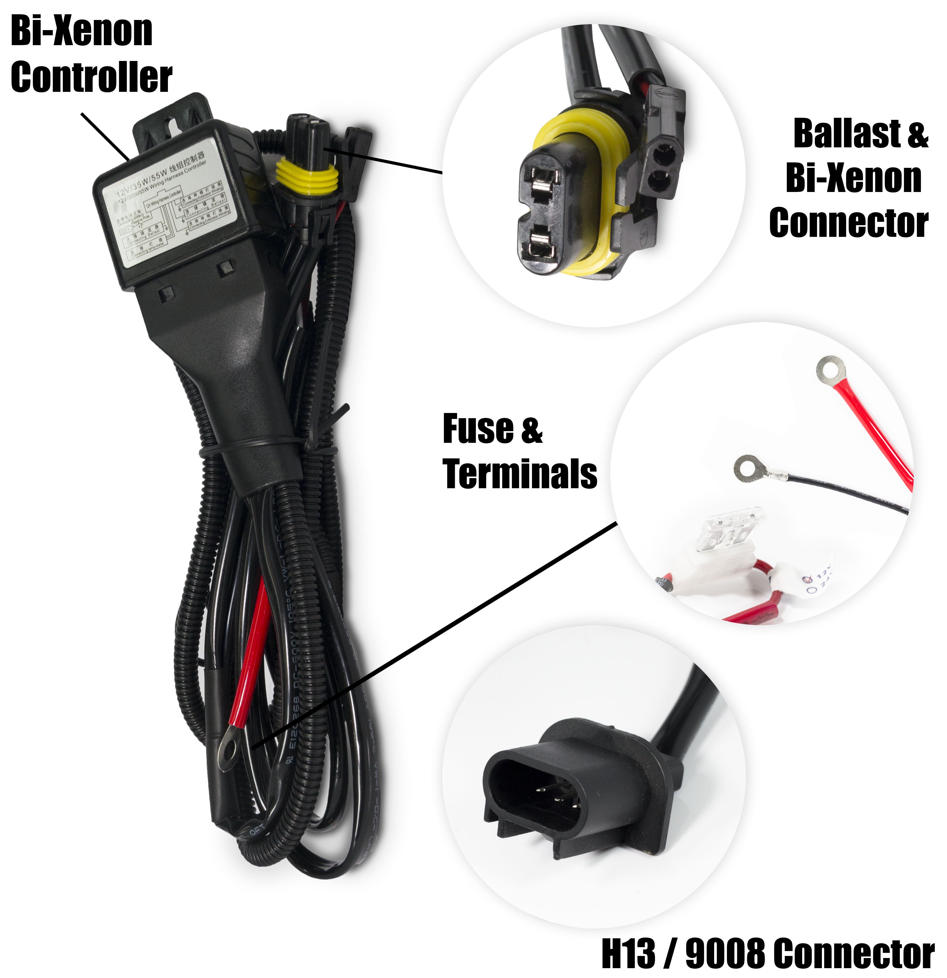 XtremeVision Xenon Light 35W Slim HID Kit H1 H4 H7 H11 9006 9005 9007 880 5202 - Picture 33 of 50