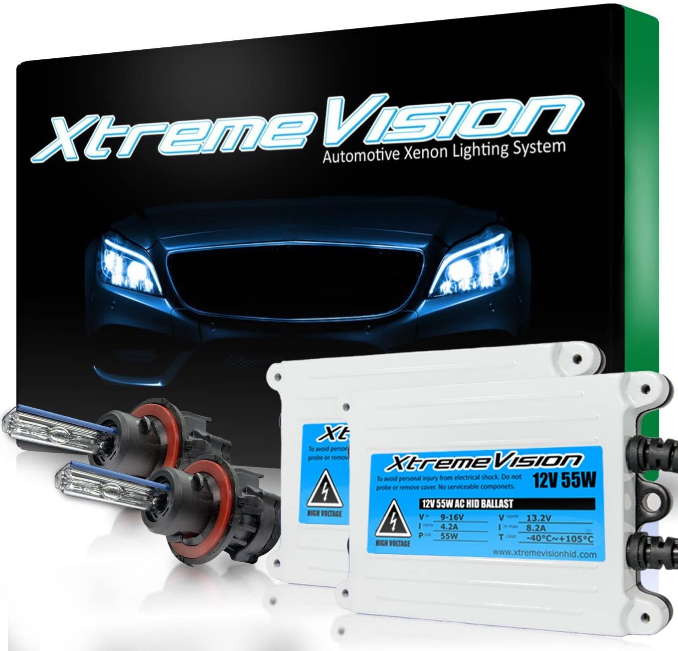 XtremeVision 55W AC Xenon Bundle with Slim AC Ballast (1 Pair) - Bi-Xenon H4... - Picture 20 of 26