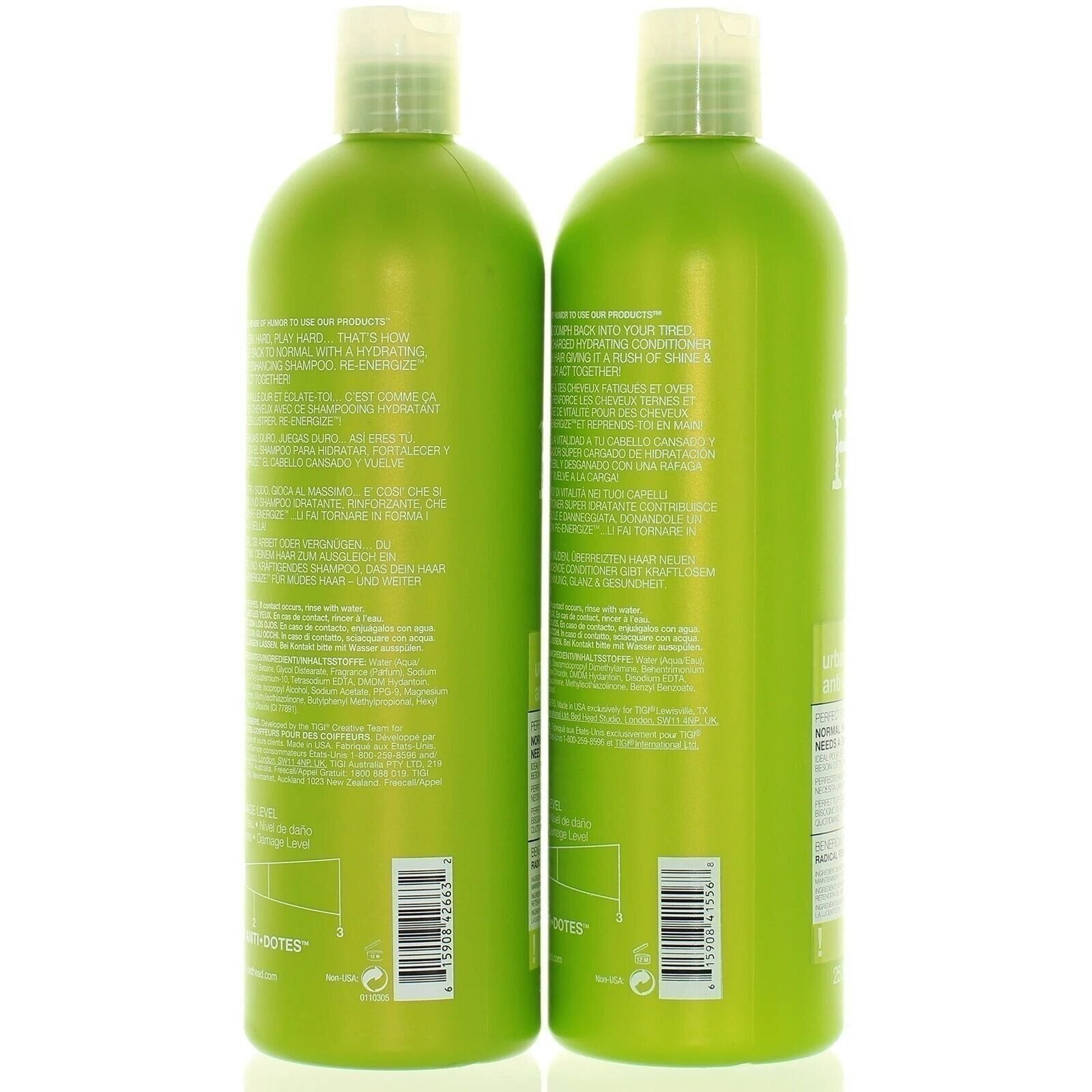 Tigi Bed Re-Energize Shampoo und Conditioner 25,36 Oz. - Bild 2 von 3