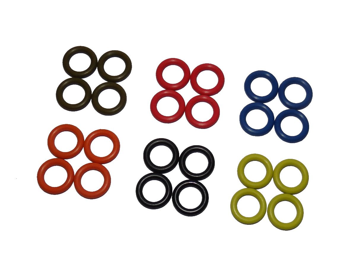 Wacky Rings - O-Rings for Wacky Rigging Senko Worms 100 orings for 4&5  Senkos, Clear