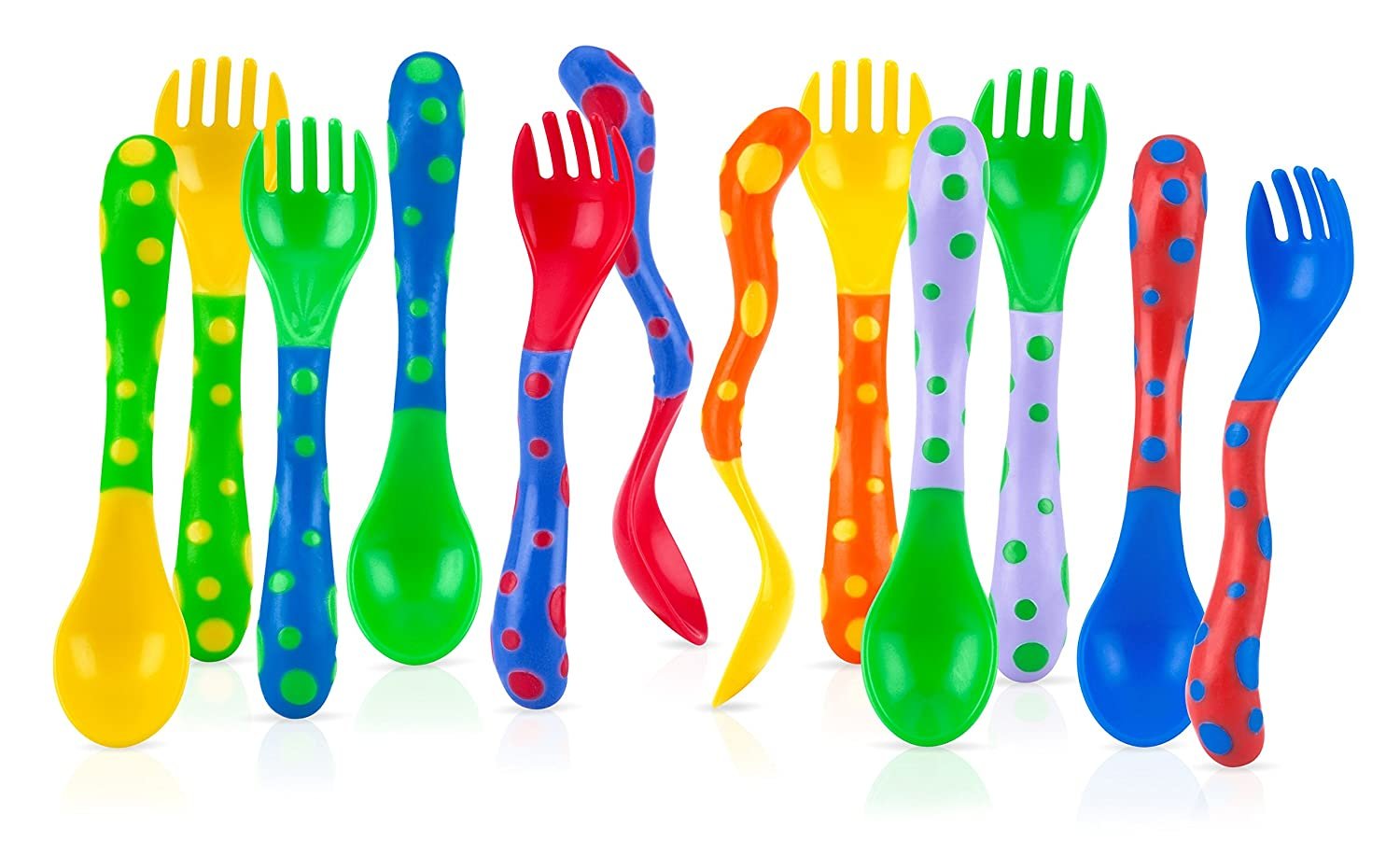 Munchkin 10062 Soft-Tip Infant Spoons 6 Count Assorted