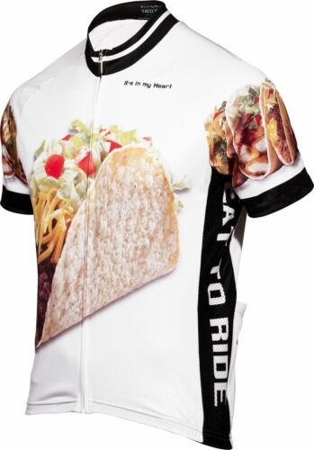 Taco Time Men's Road Cycling Jersey (XS, S, M, L, XL, 2XL) - Picture 8 of 9