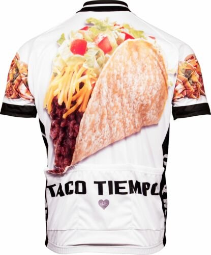 Taco Time Men's Road Cycling Jersey (XS, S, M, L, XL, 2XL) - Picture 7 of 9