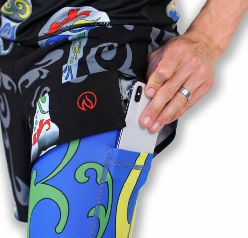 Pantalones cortos para correr INKnBURN para hombre Calavera (S, XL, 2XL) - Imagen 14 de 15