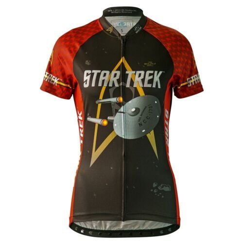 Camiseta deportiva roja de ciclismo de ingeniería de Brainstorm Gear Star Trek para mujer (S, M, L, XL) - Imagen 7 de 8
