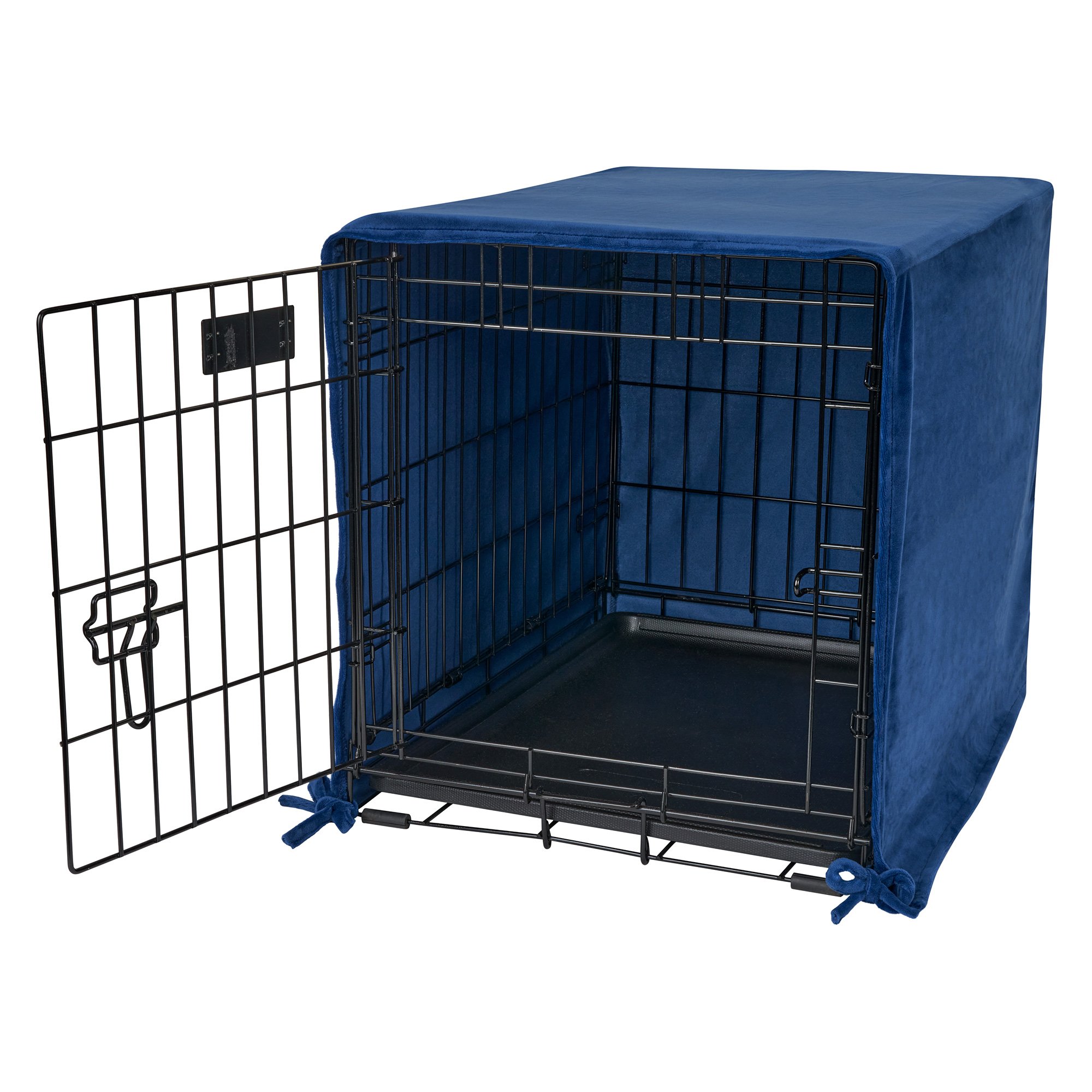 Pet Dreams Dog Crate Cover- Breathable Kennel Topper, Single and Double Door - Picture 17 of 18