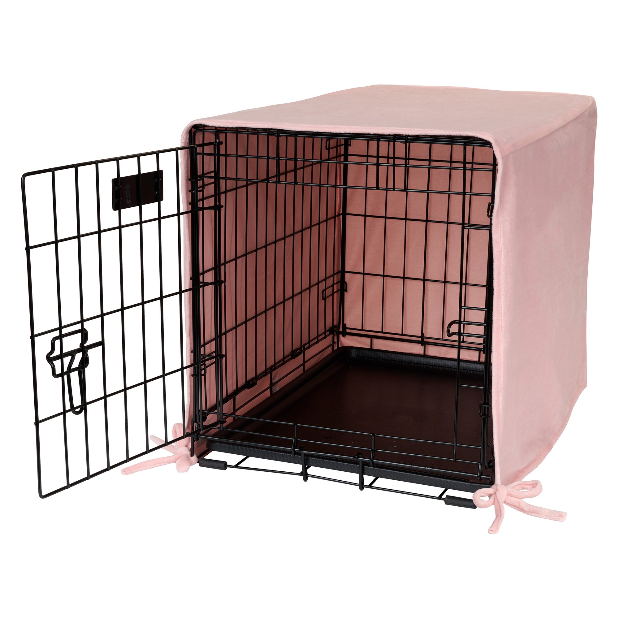 Pet Dreams Dog Crate Cover- Breathable Kennel Topper, Single and Double Door - Picture 16 of 18