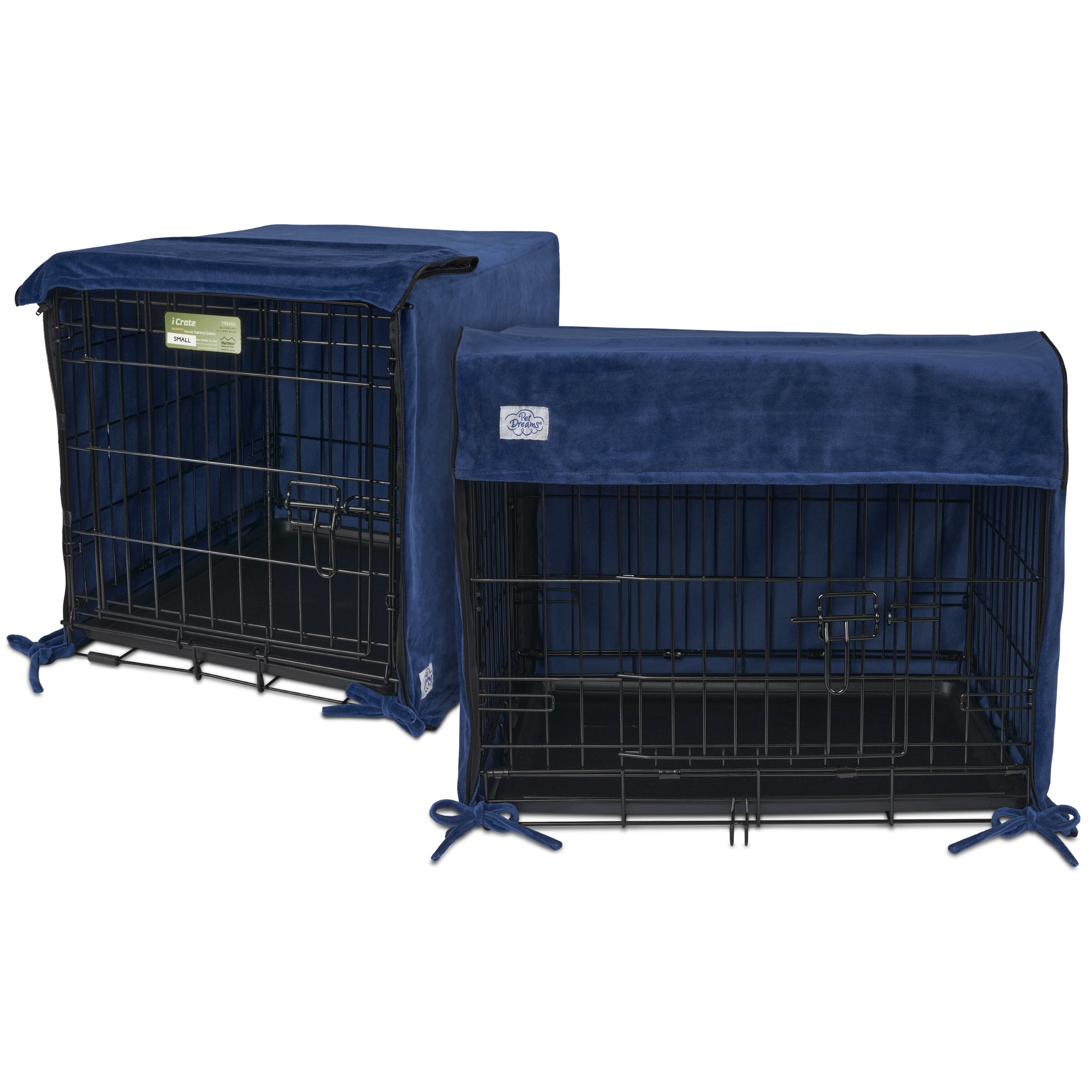 Pet Dreams Dog Crate Cover- Breathable Kennel Topper, Single and Double Door - Picture 18 of 18