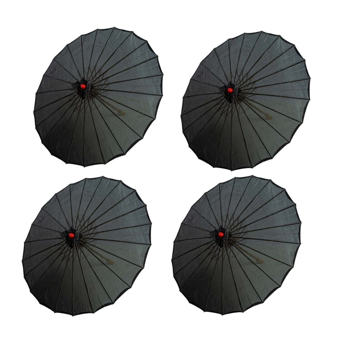 THY COLLECTIBLES Set of 4 Kid's Size 22" Japanese Chinese Umbrella Parasols - Picture 13 of 22