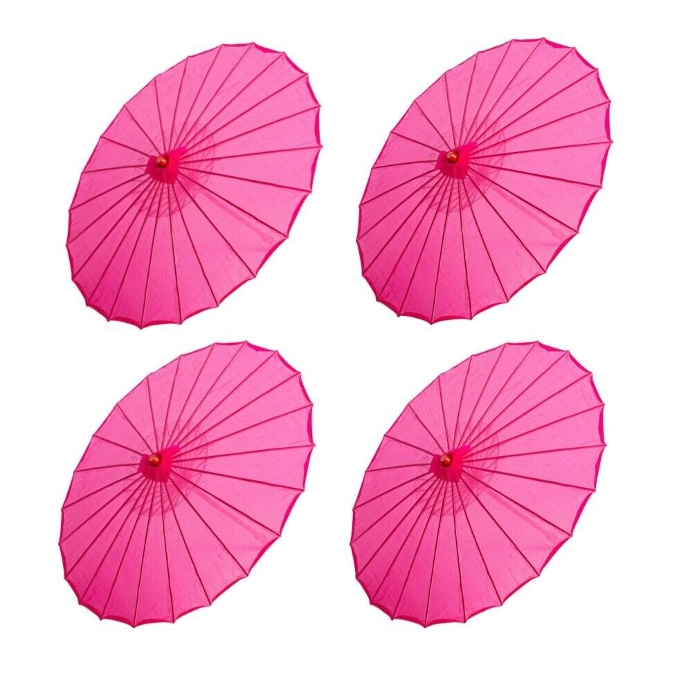 THY COLLECTIBLES Set of 4 Kid's Size 22" Japanese Chinese Umbrella Parasols - Picture 16 of 22