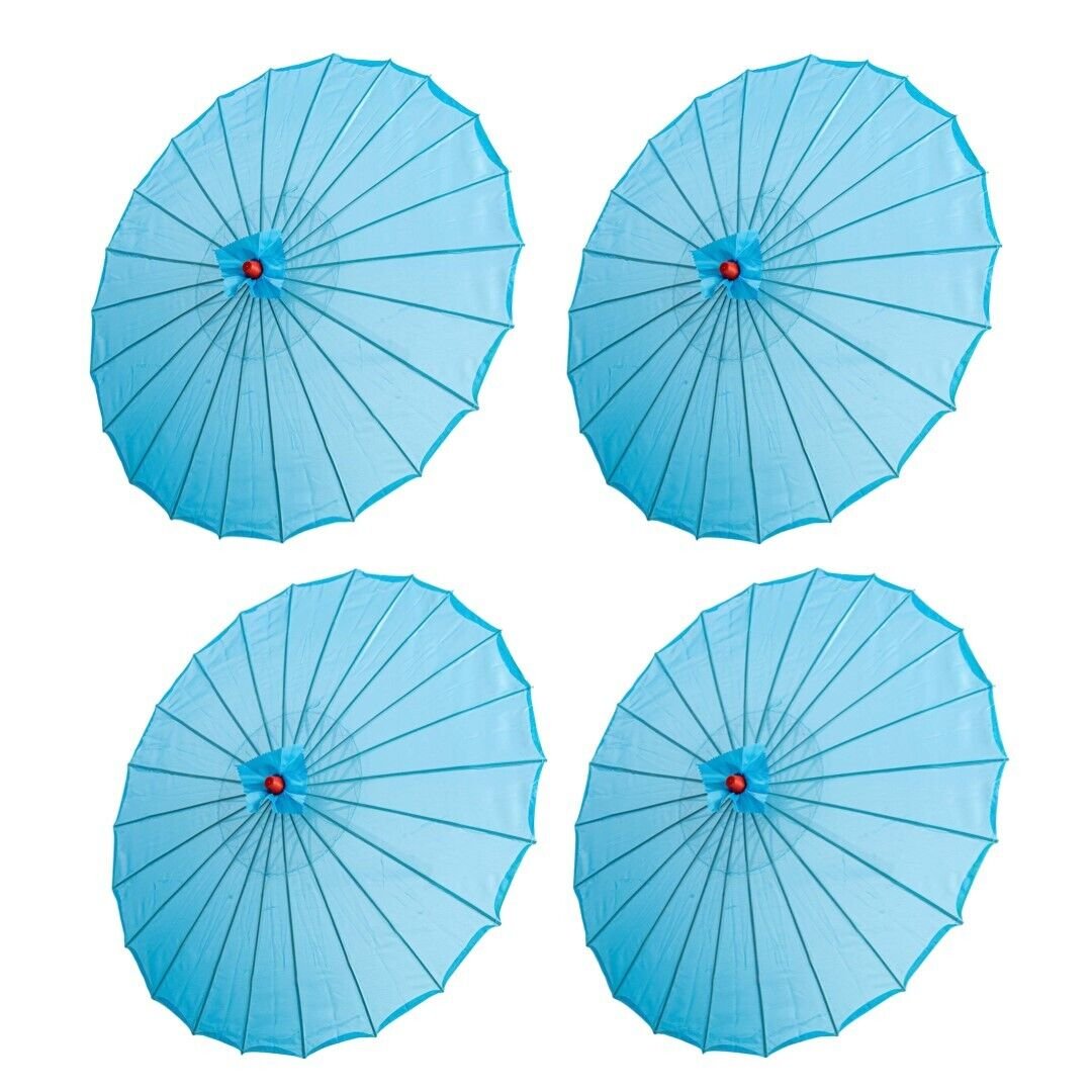THY COLLECTIBLES Set of 4 Kid's Size 22" Japanese Chinese Umbrella Parasols - Picture 17 of 22
