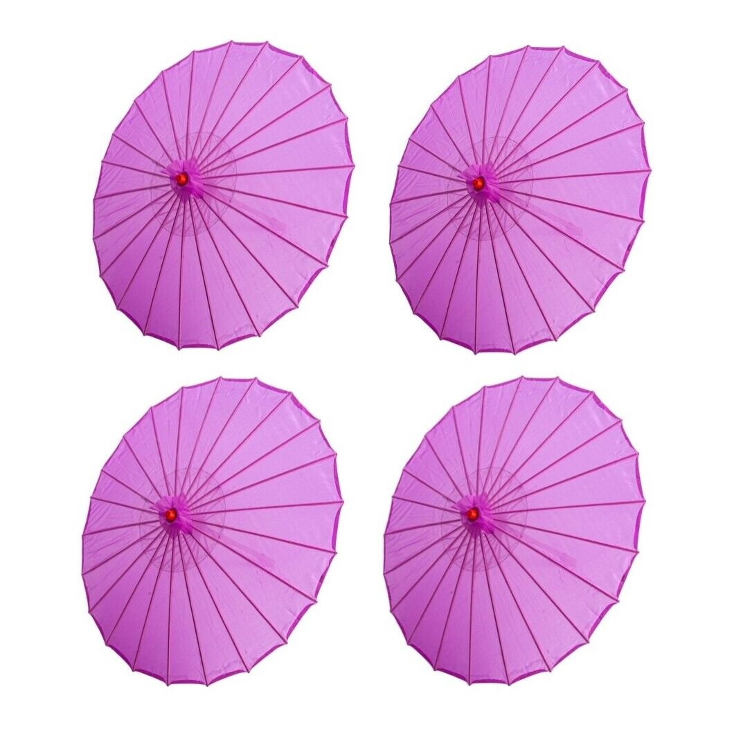THY COLLECTIBLES Set of 4 Kid's Size 22" Japanese Chinese Umbrella Parasols - Picture 20 of 22