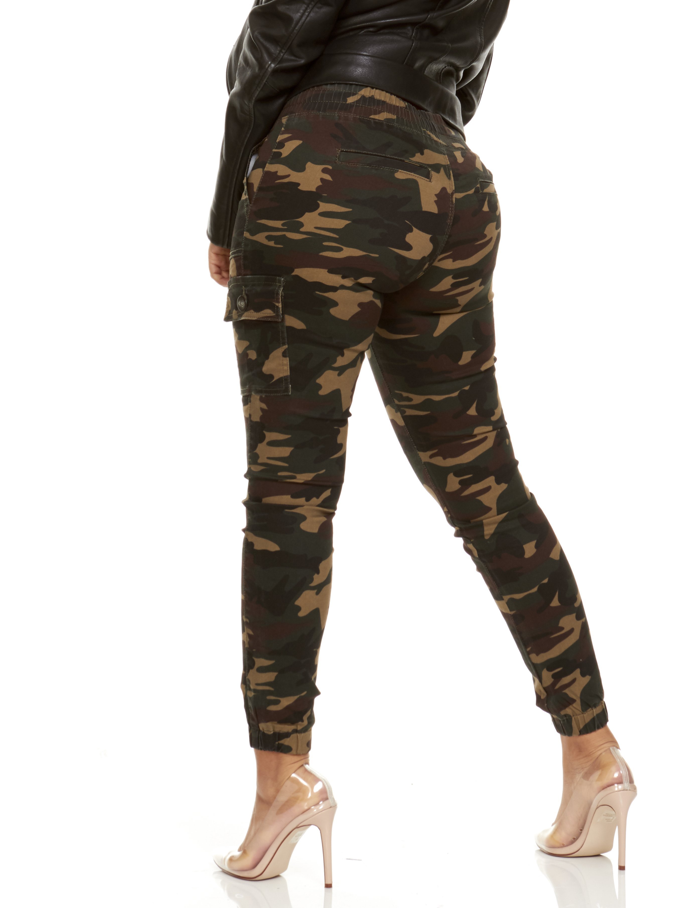 denim joggers women's plus size