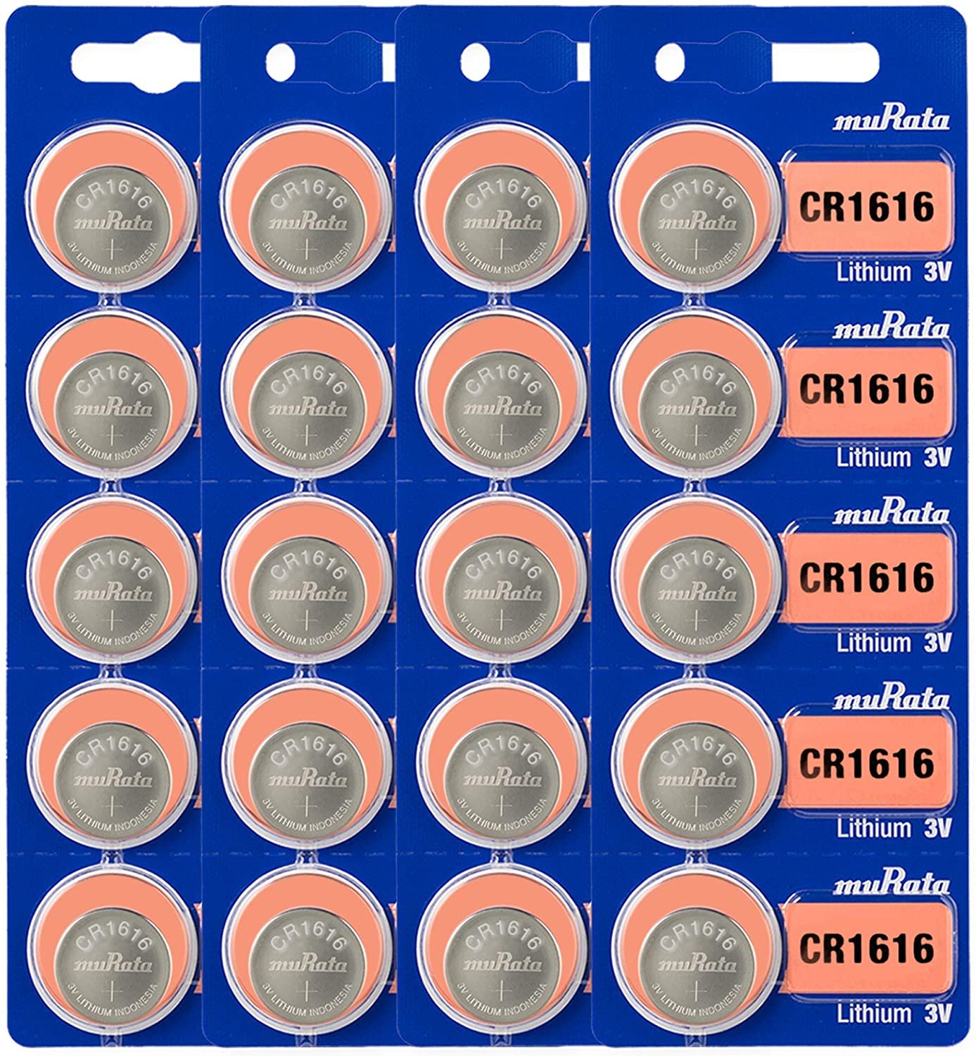 Murata CR1616 Battery DL1616 ECR1616 3V Lithium Coin Cell - Picture 10 of 13