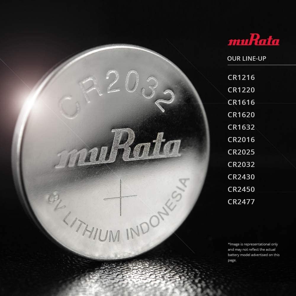 Murata CR1616 Battery DL1616 ECR1616 3V Lithium Coin Cell - Picture 13 of 13