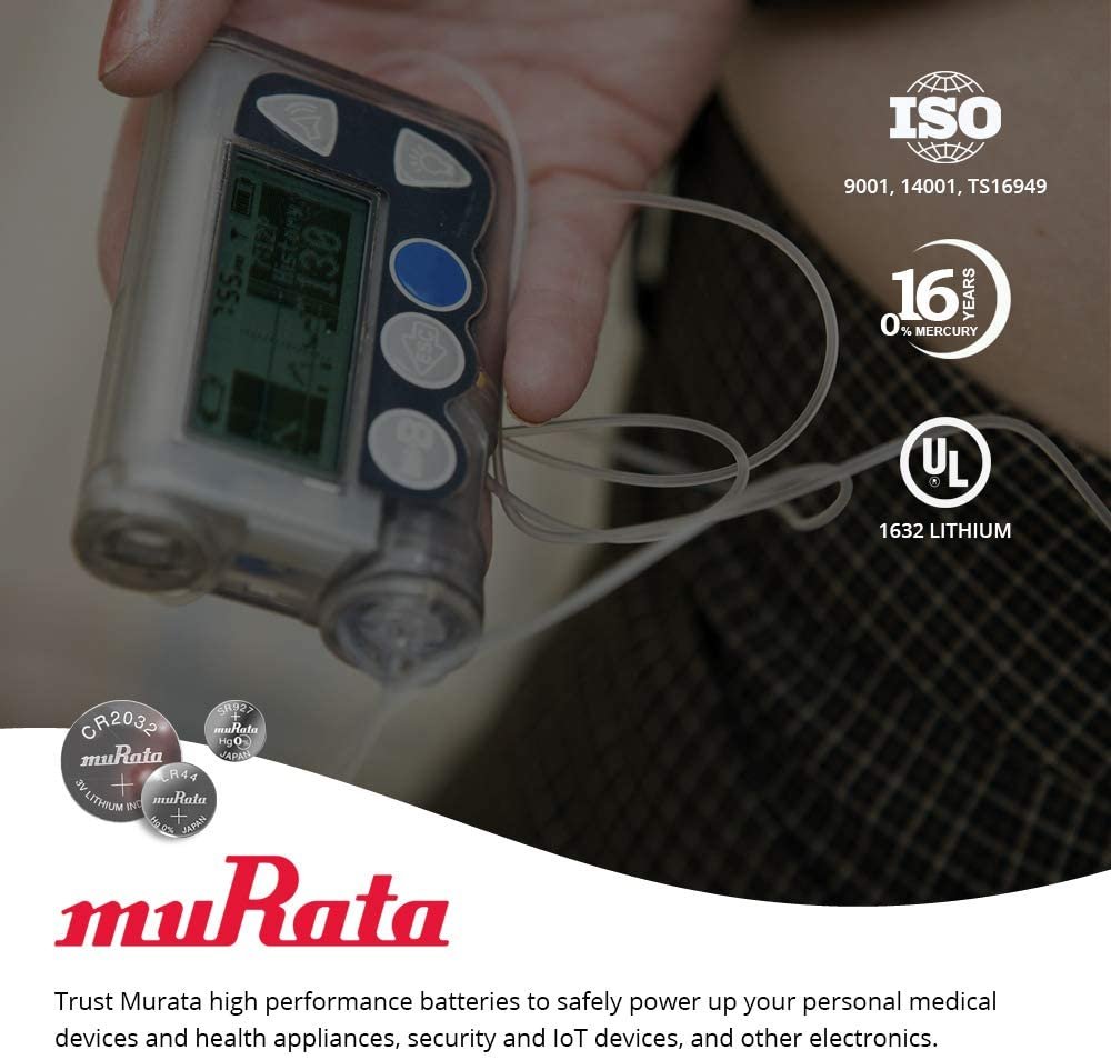 Murata CR1616 Battery DL1616 ECR1616 3V Lithium Coin Cell - Picture 9 of 13