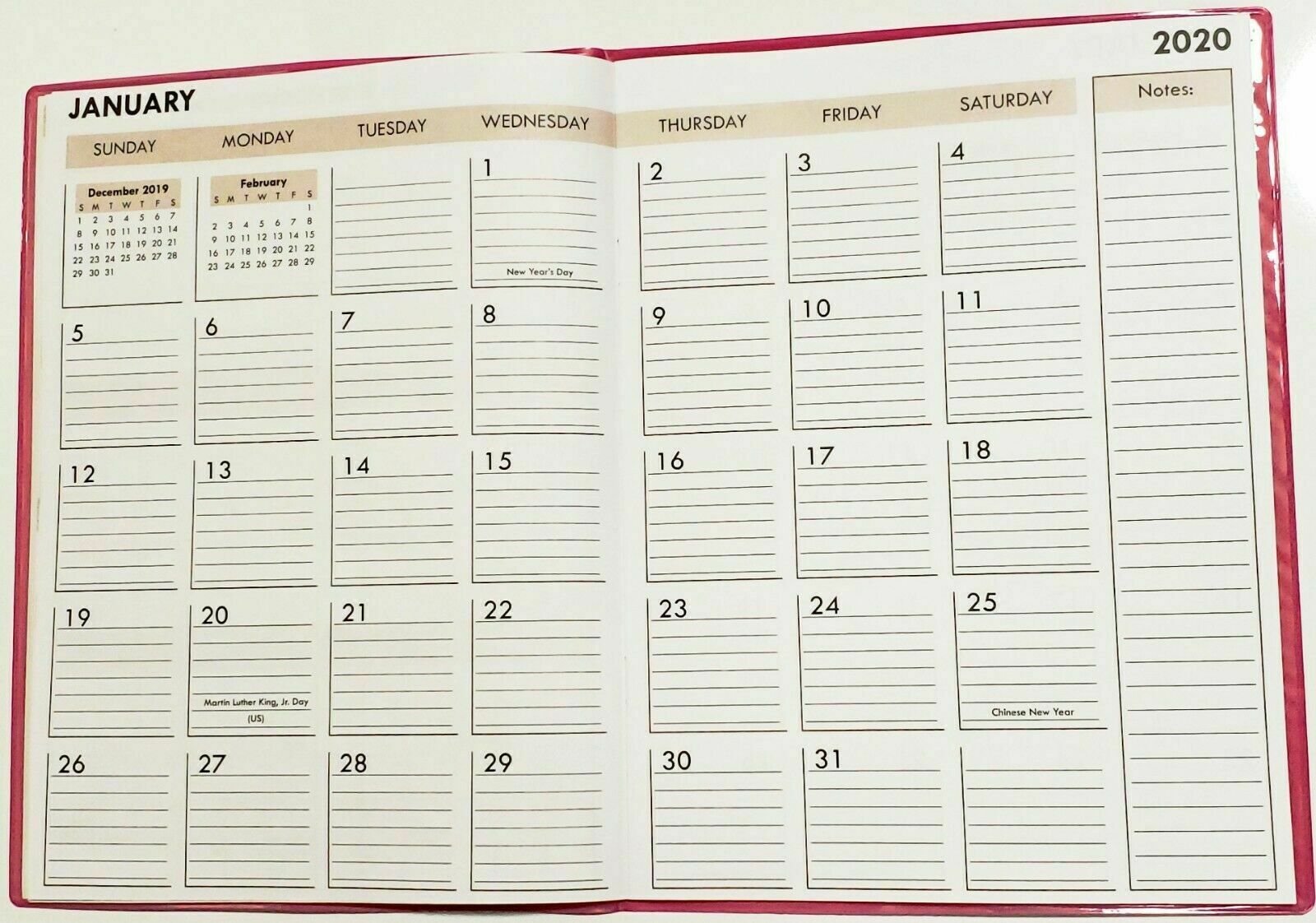 Select Assorted 2022 Monthly Appointment Planner Calendar Day-Timer 7.5"X5.25" 