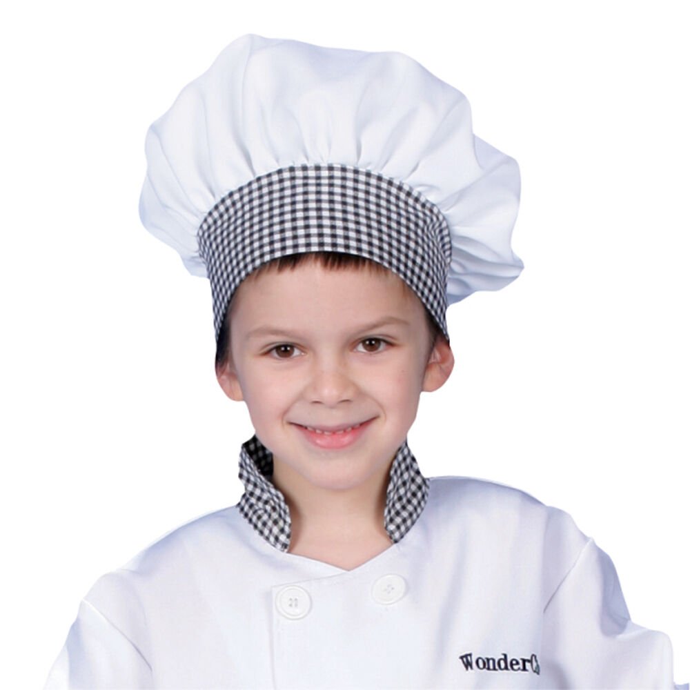 USA SELLER  CLOTH CHEF HAT ONE SIZE FITS MOST VELCRO® CLOSURE  FREE SHIP US ONLY