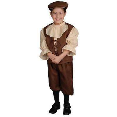 Colonial Boy and Colonial Girl Costume By Dress Up America 
