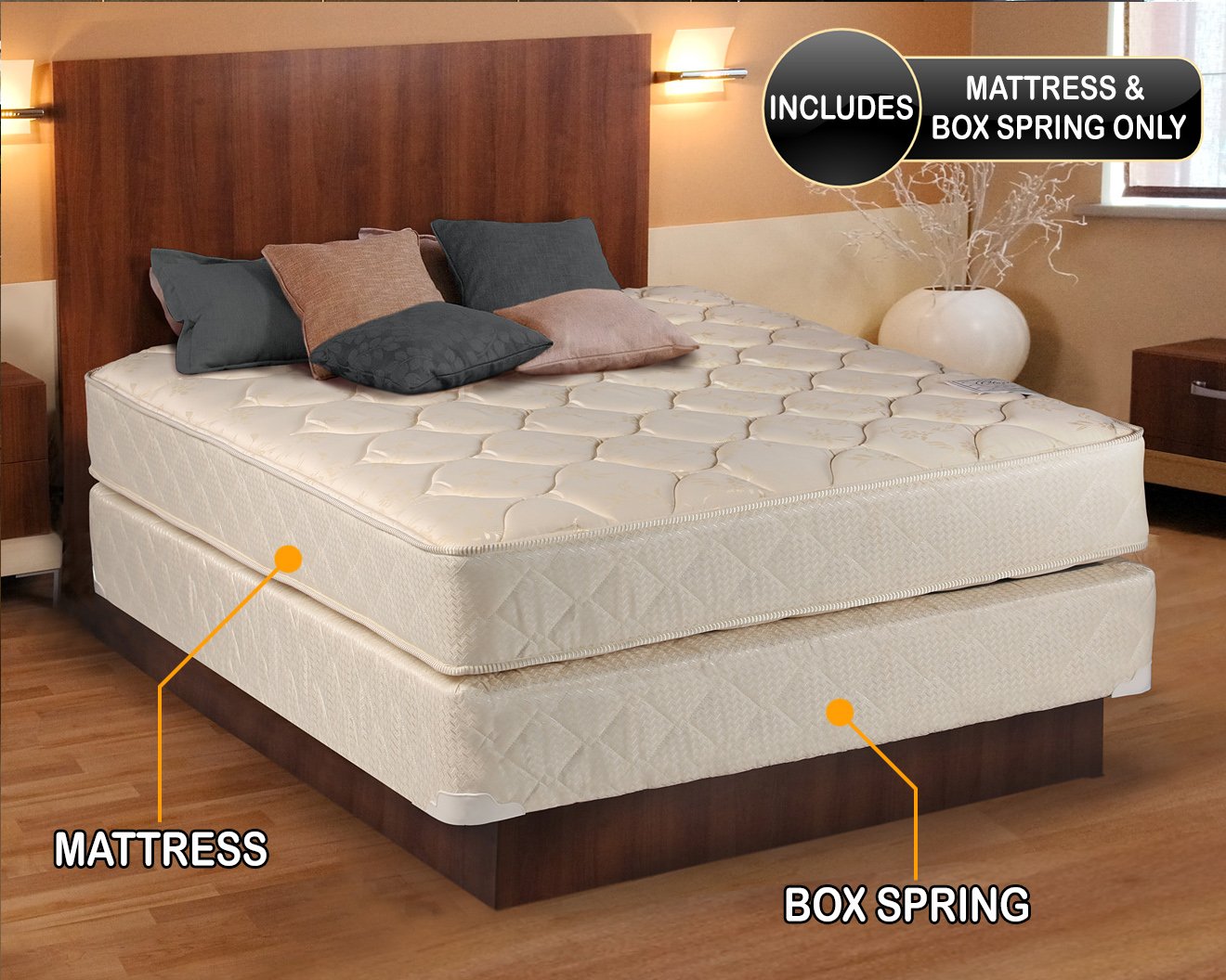 dream sleep highlight luxury firm queen mattress set