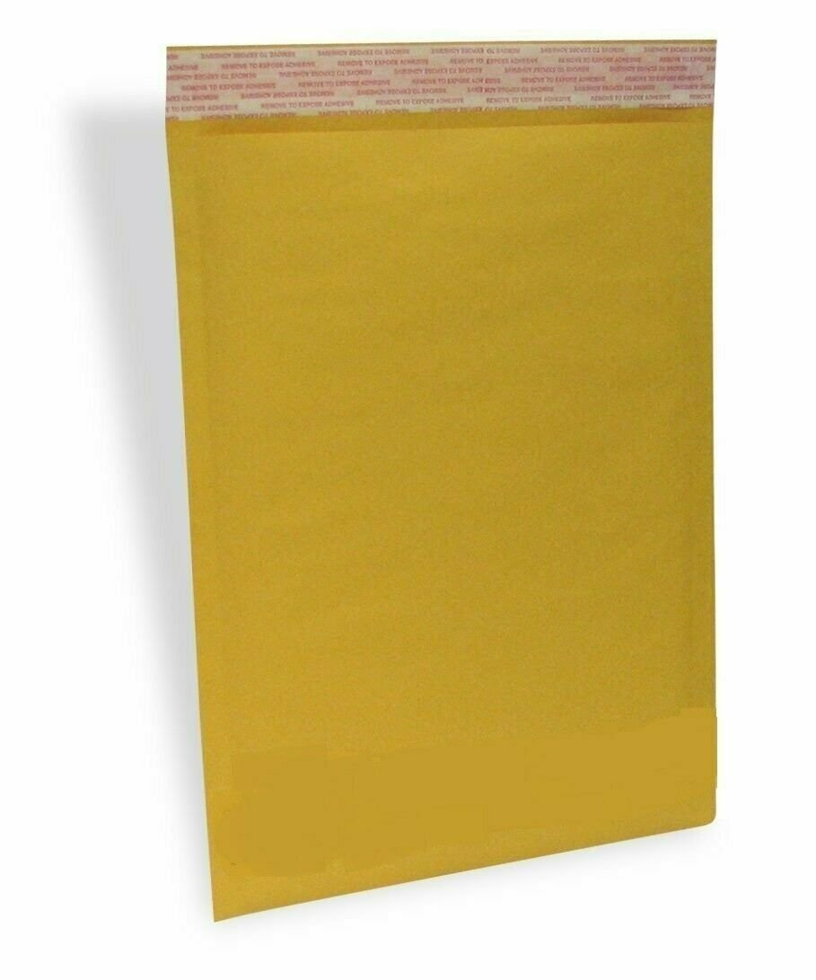 250 #0 6.5x10 Kraft Eco Bubble Padded Envelopes Mailers Lite Shipping 6.5