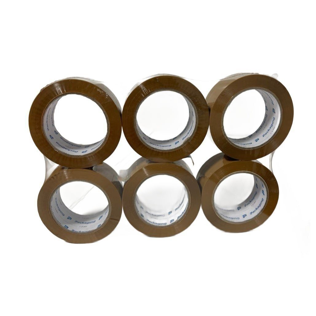 12 Rolls Shipping Packaging Box Packing Sealing Tape 2.0 mil 2