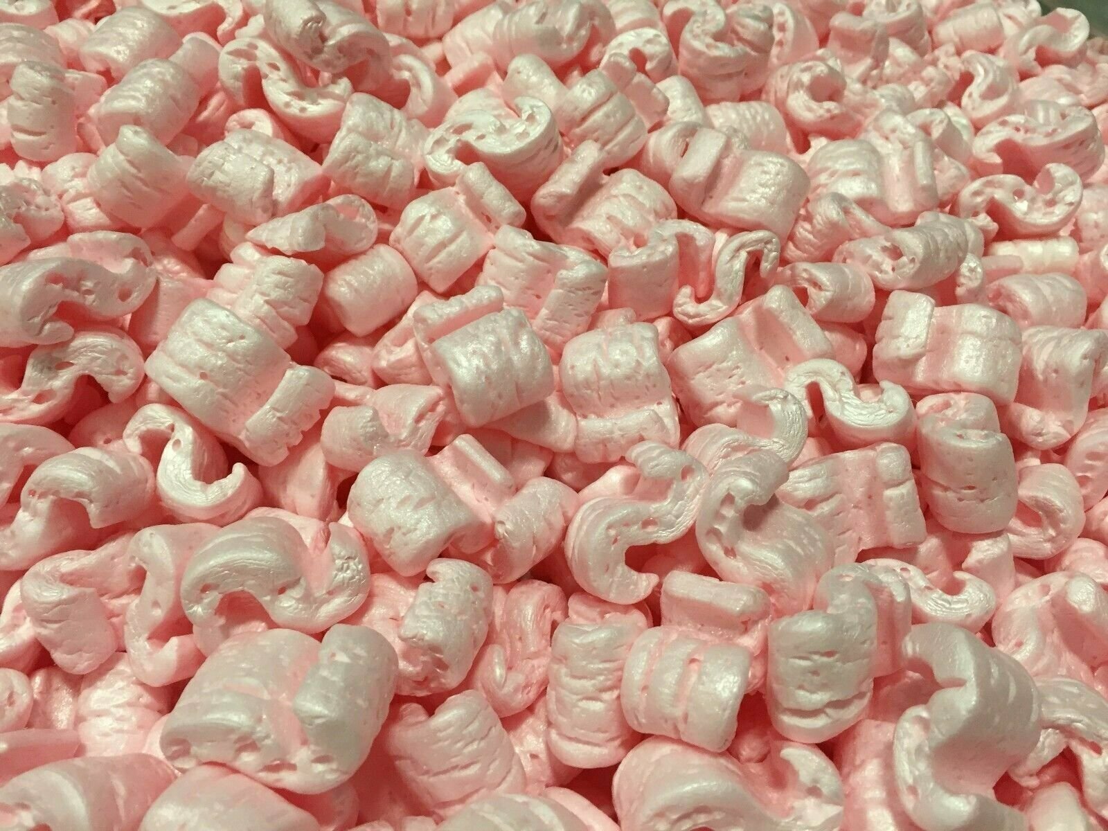 Packing Peanuts Shipping Anti Static Loose Fill 60 Gallons 8 Cubic Feet Pink