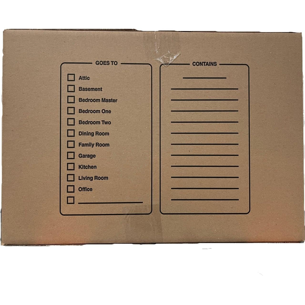 50 - Pack X-Large Cardboard Moving Boxes 23x23x16 32 ECT With Handles
