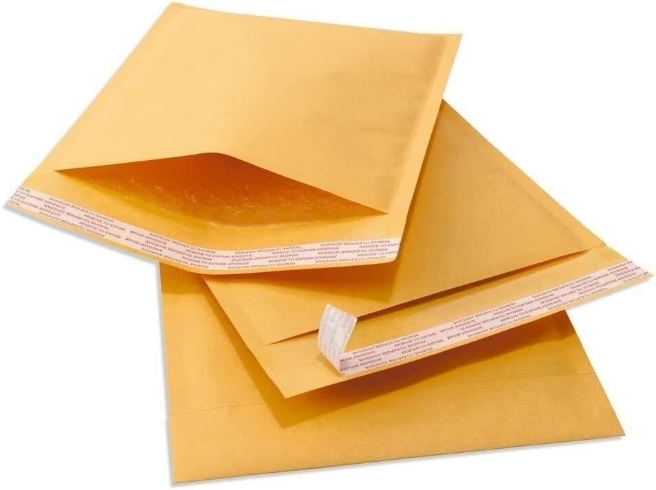 100 #4 9.5x14.5 Kraft Paper Bubble Padded Envelopes Mailers Case 9.5''x14.5