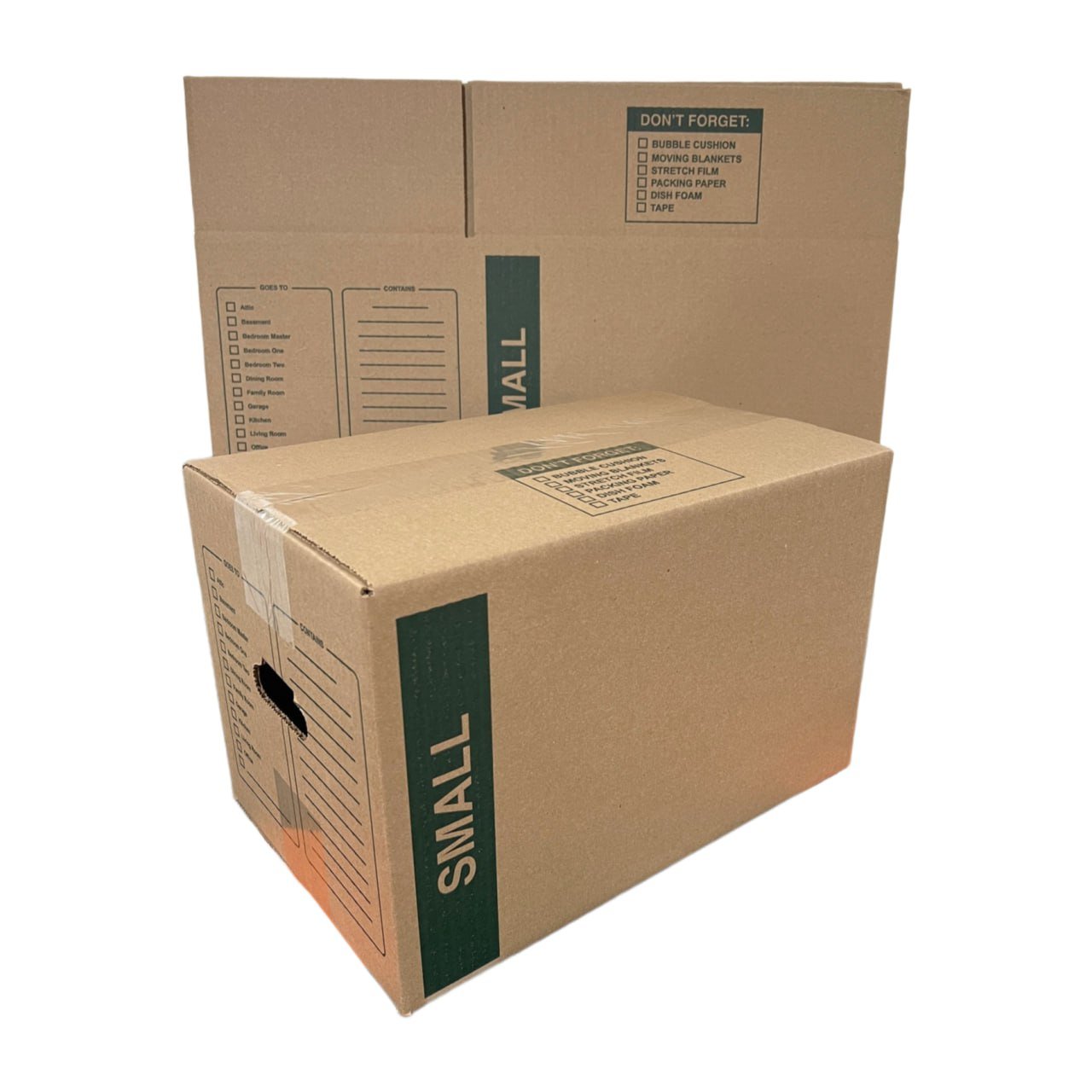 20 - Pack Small Cardboard Moving Boxes 16x10x10 32 ECT With Handles