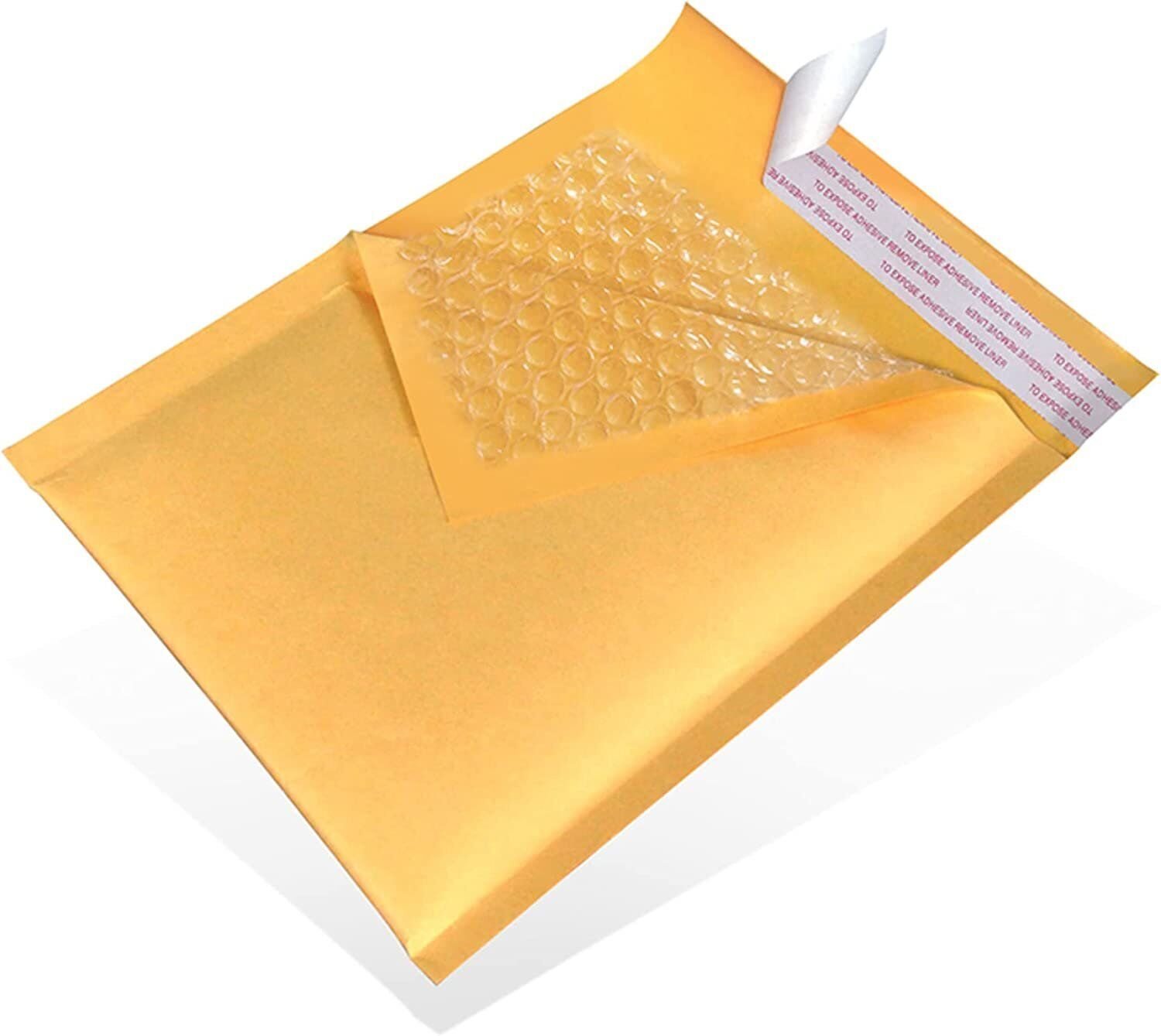 100 #4 9.5x14.5 Kraft Paper Bubble Padded Envelopes Mailers Case 9.5''x14.5