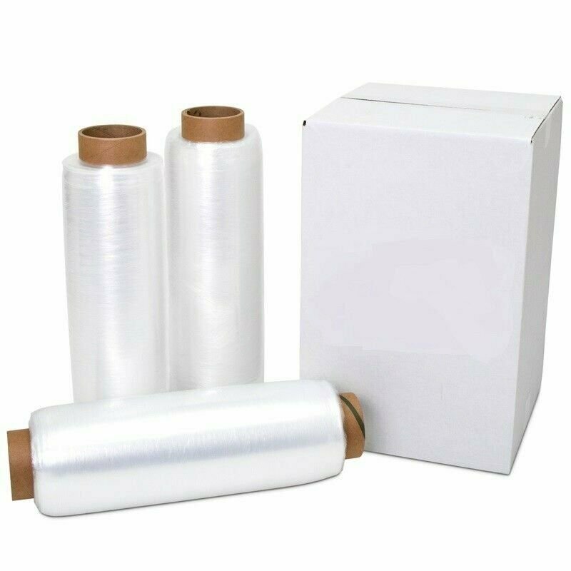 18'' x 1500' 80 Gauge 1 Roll Pallet Wrap Stretch Film Hand Shrink Wrap 1500FT