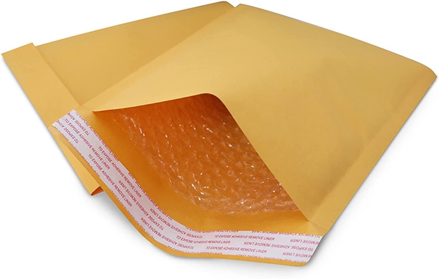 200 #4 9.5x14.5 Kraft Paper Bubble Padded Envelopes Mailers Case 9.5