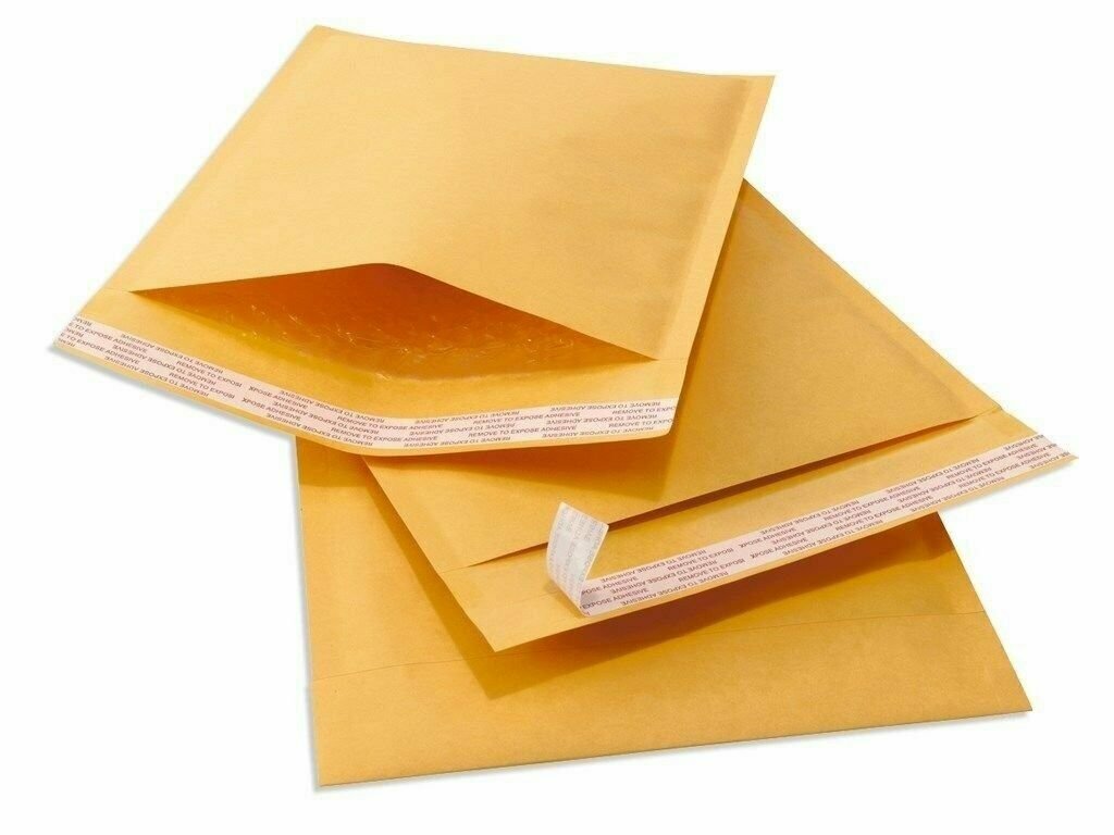 25 #7 14.25x20 Kraft Paper Bubble Padded Envelopes Mailers Case 14.25