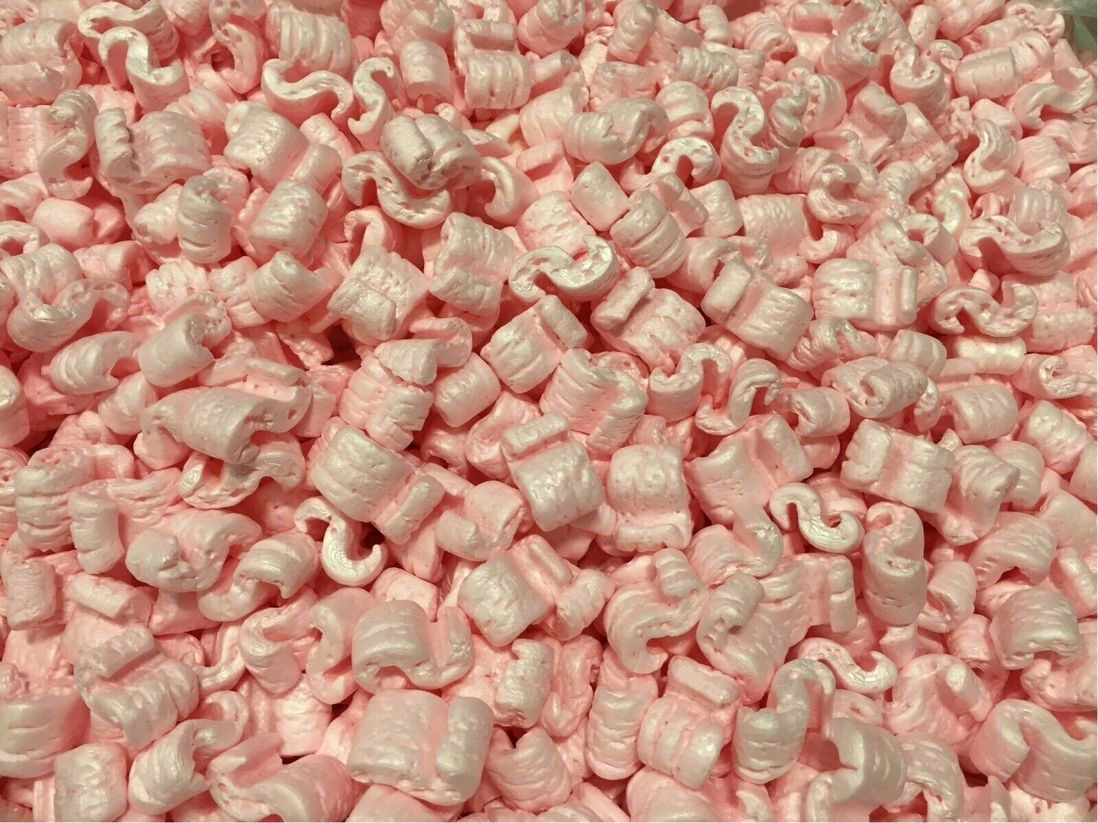 Packing Peanuts Shipping Anti Static Loose Fill 30 Gallons 4 Cubic Feet Pink