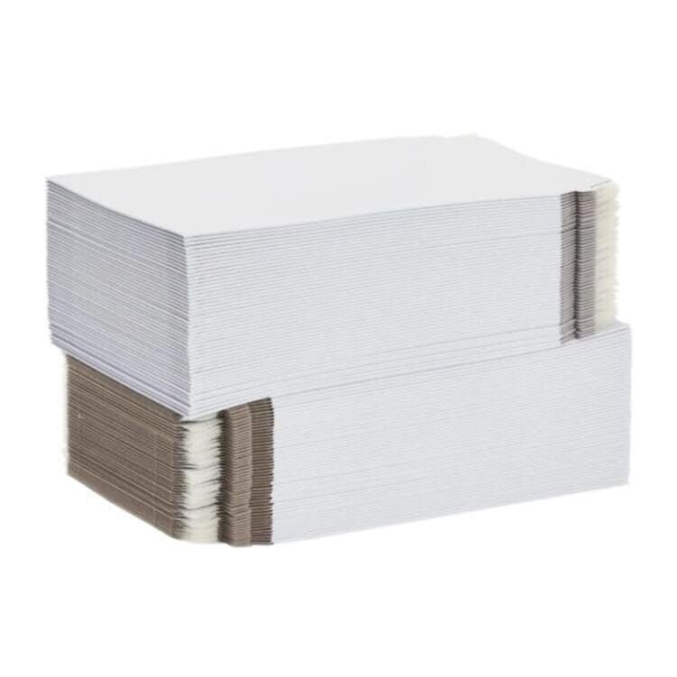 25 - 9.75x12.25 White Stay Rigid Flats Self-Seal Cardboard Envelope 9.75