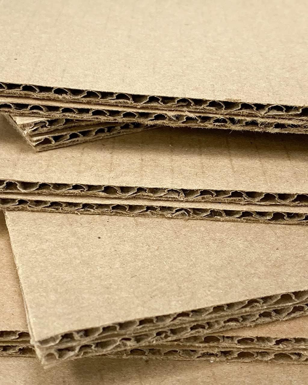 50 12x12 Cardboard Corrugated Pads Inserts Filler Sheet 12 x 12