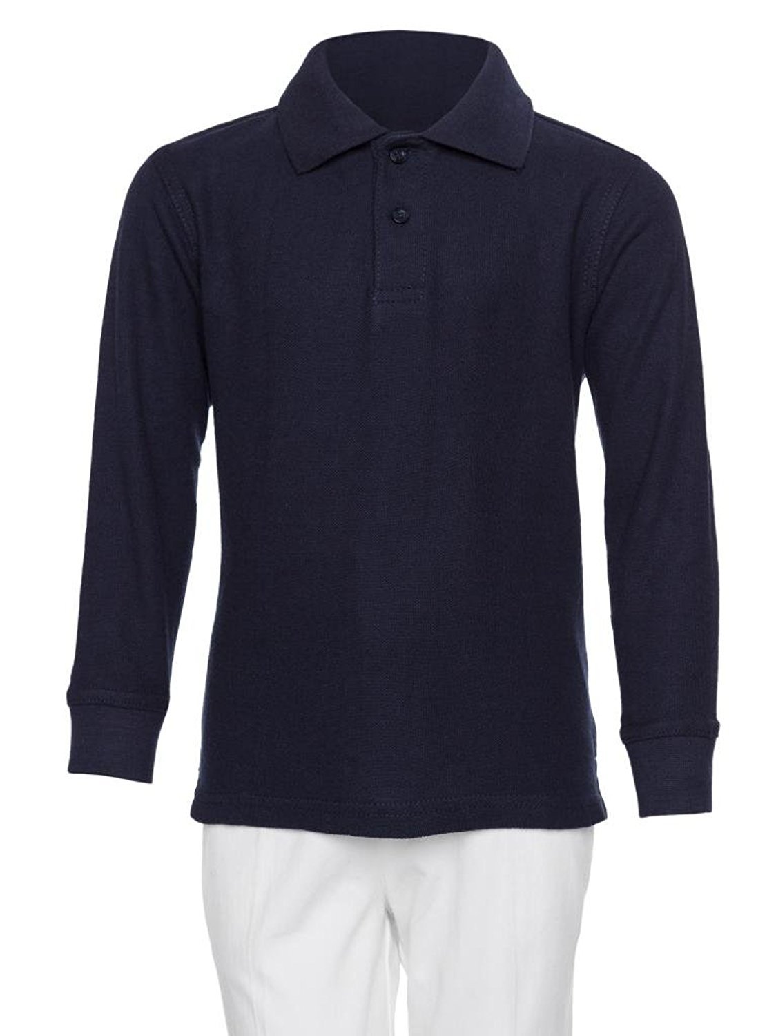 Camisa polo para niños manga larga piqué de AKA - Imagen 22 de 29