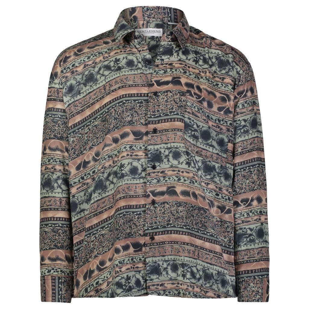 Gentlemens Collection Light-Weight Batik Modern Design Long-Sleeve- Tropical... - Picture 22 of 25