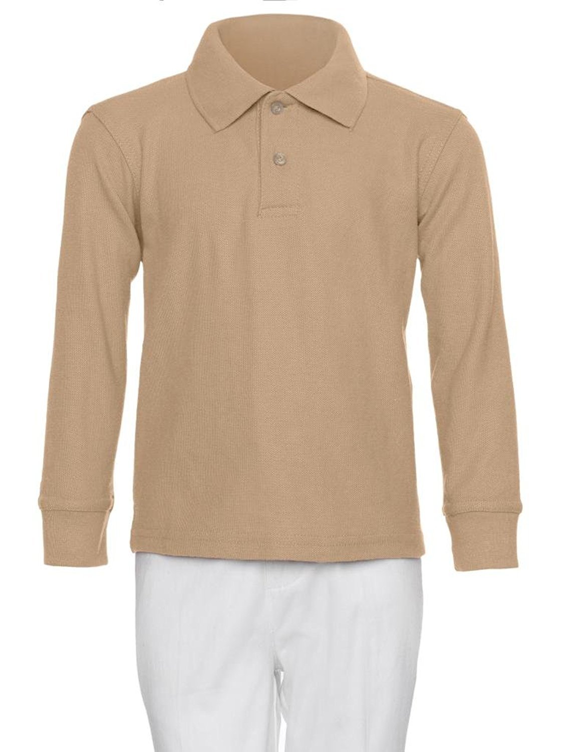 Camisa polo para niños manga larga piqué de AKA - Imagen 18 de 29