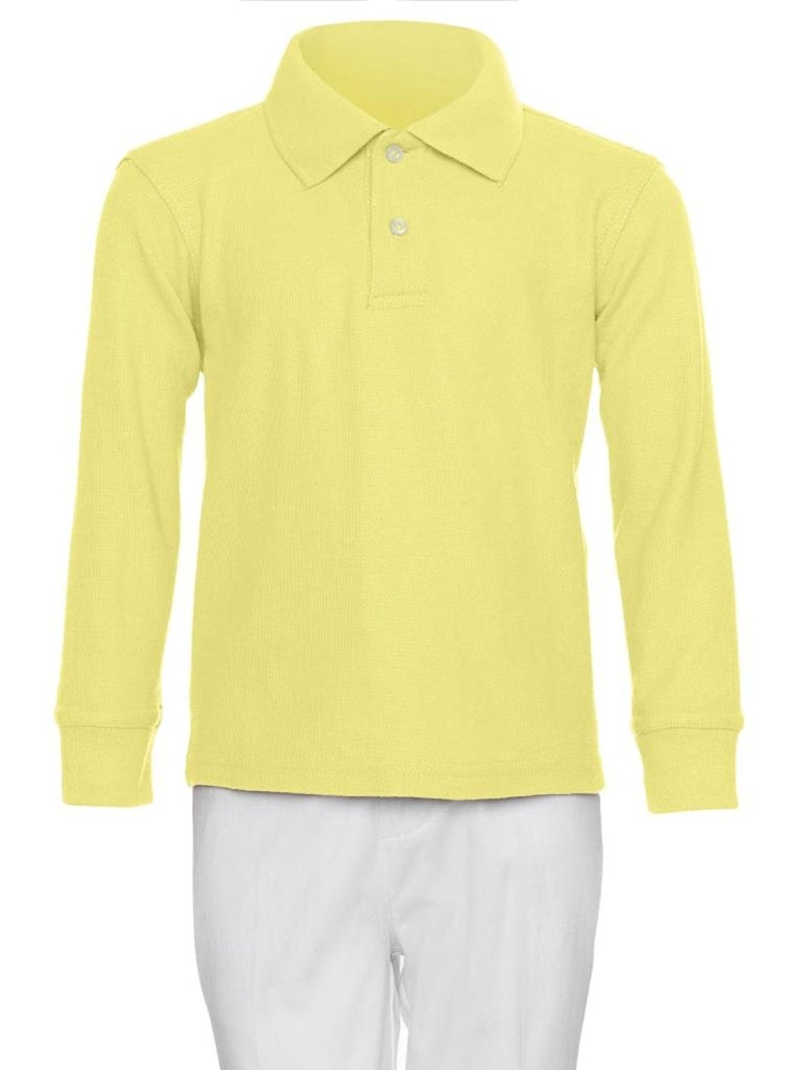 Camisa polo para niños manga larga piqué de AKA - Imagen 29 de 29