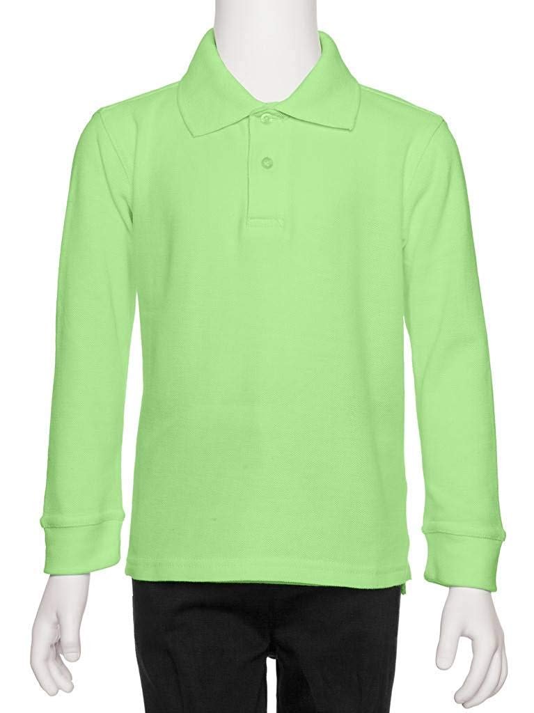 Camisa polo para niños manga larga piqué de AKA - Imagen 24 de 29