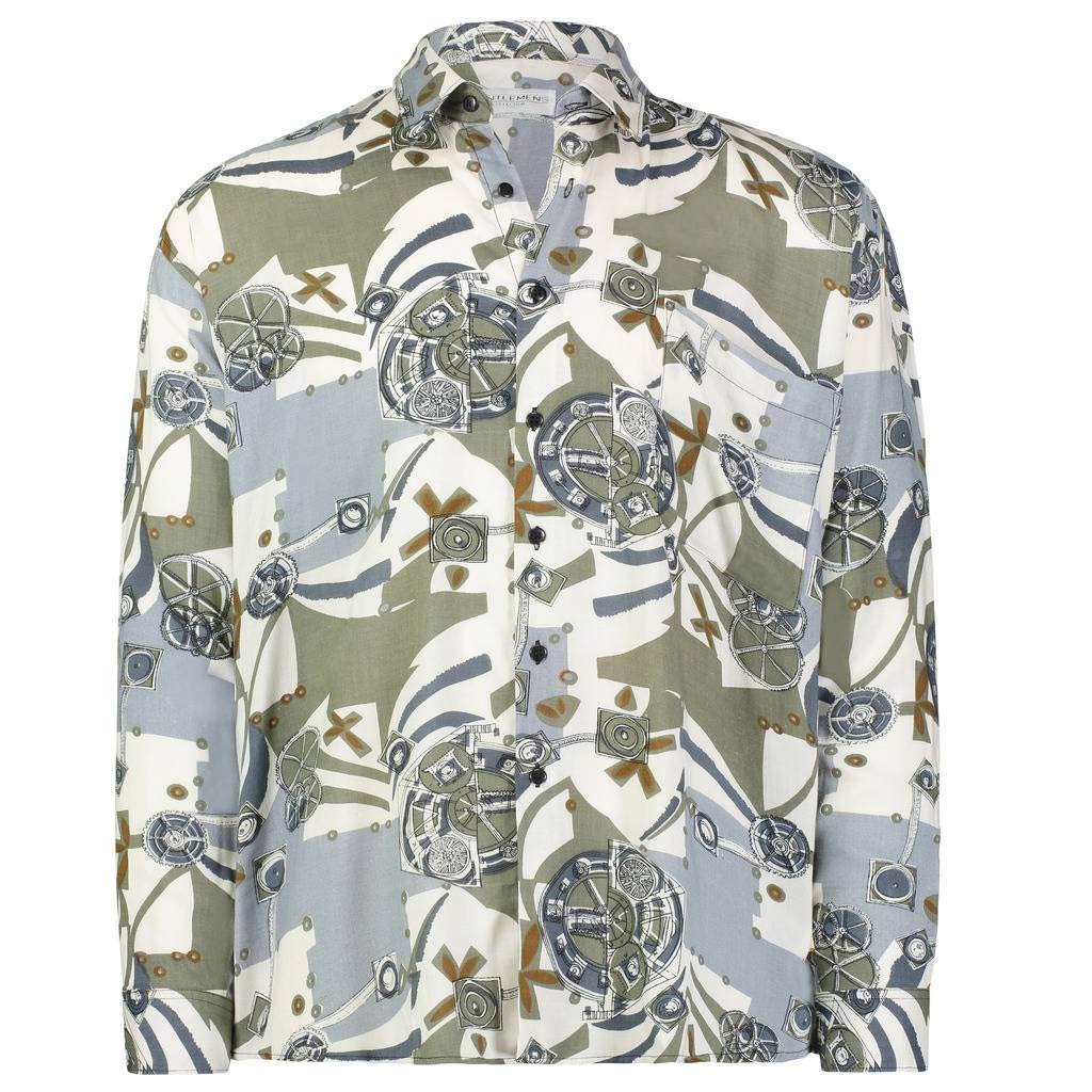 Gentlemens Collection Light-Weight Batik Modern Design Long-Sleeve- Tropical... - Picture 24 of 25