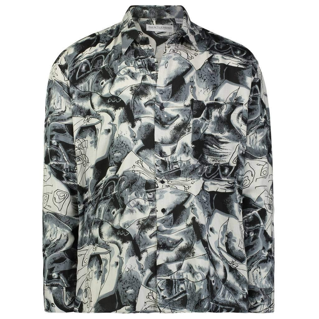 Gentlemens Collection Light-Weight Batik Modern Design Long-Sleeve- Tropical... - Picture 14 of 25