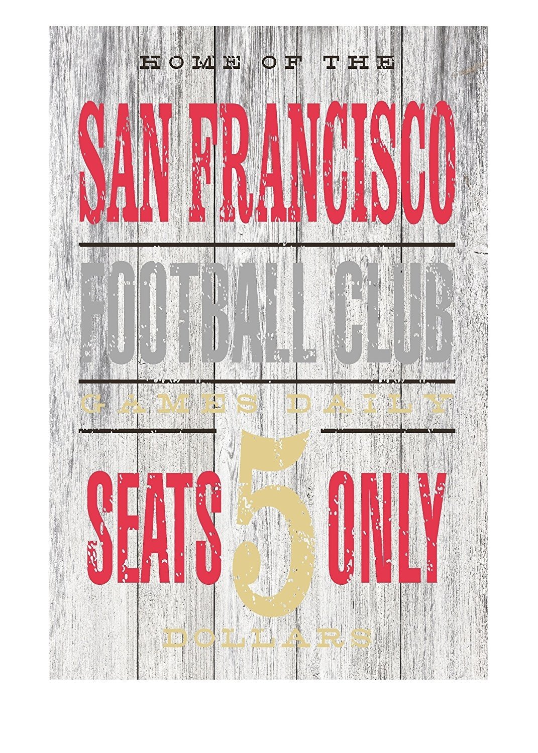 Pro Football Team Club Rustic Metal Sign 12" x 8" eBay