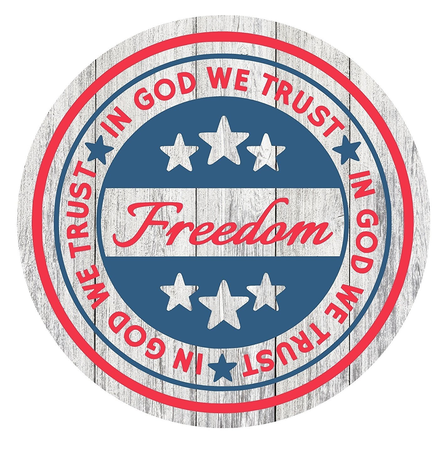 Freedom Patriotic Rustic Metal Sign 12" x 8" - Picture 16 of 20