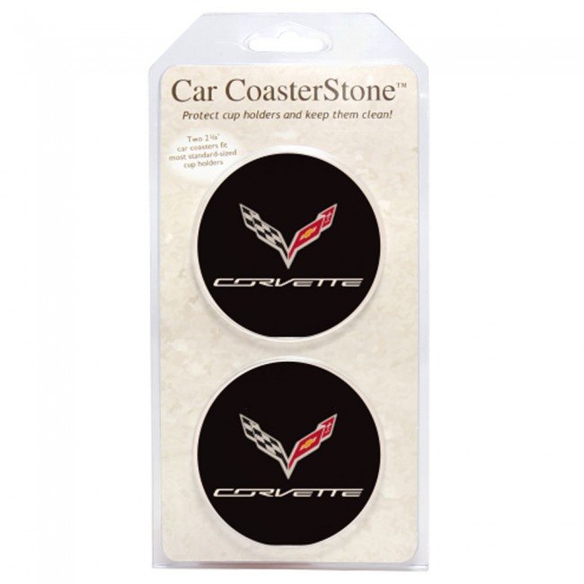 C7 Corvette Cup Holder Coaster Inserts Set of 2 eBay