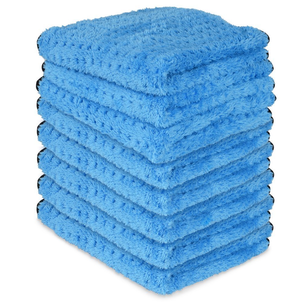 Liquid X Premium Car Care Blue Xtreme Microfiber Detailing Towel 16in x 16in