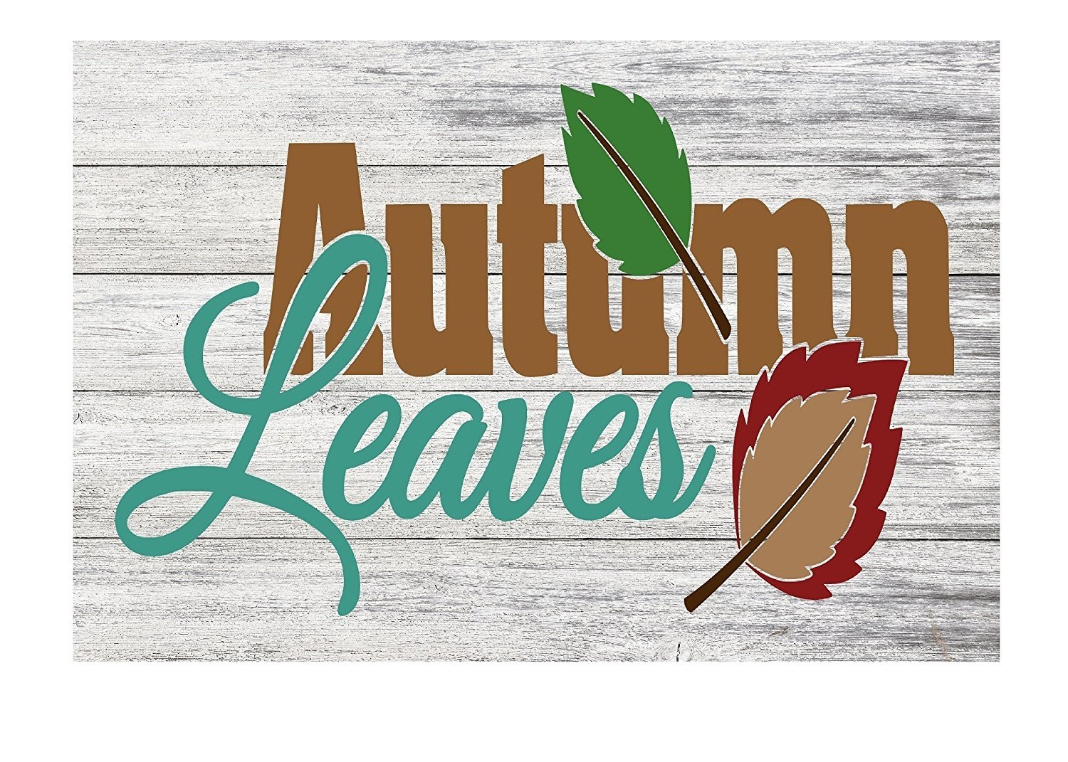 Leaves are Falling Autumn is Calling Rustic Fall Decor Metal Sign – 12″ x 8″